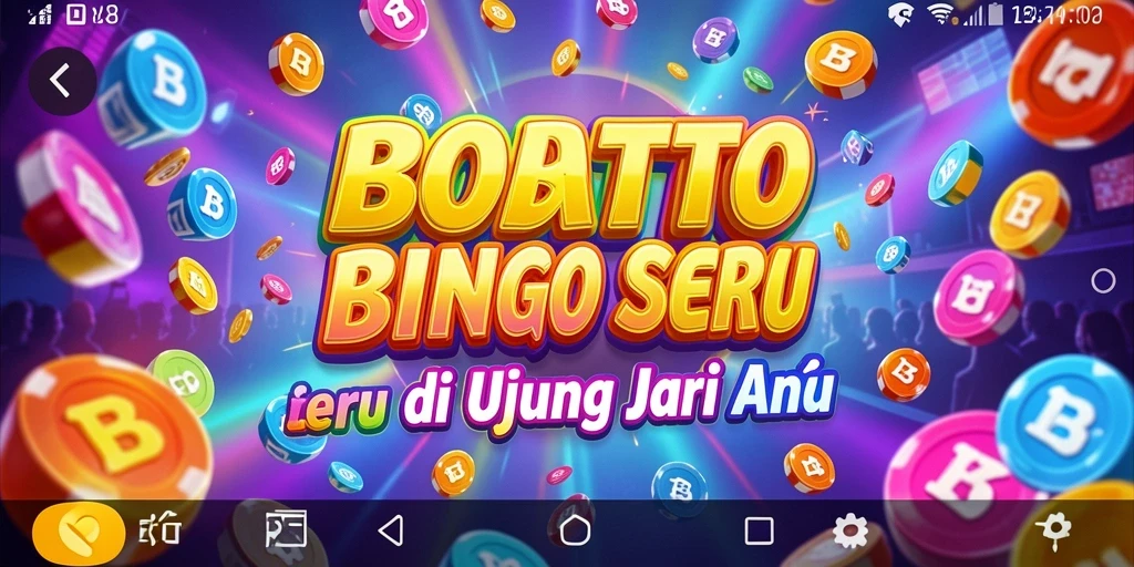 Screenshot gameplay BOBATOTO menampilkan suasana seru permainan Bingo.