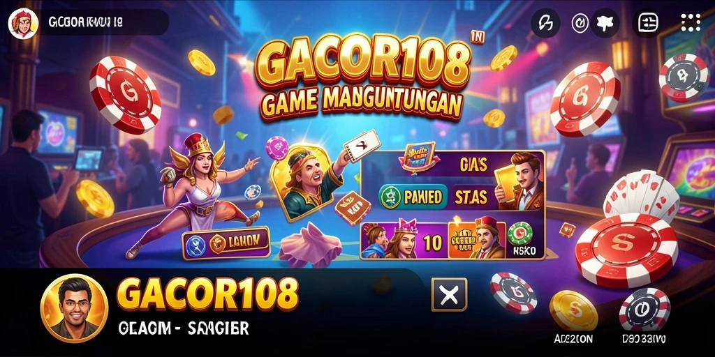 Tampilan gameplay GACOR108 yang memukau dan interaktif.