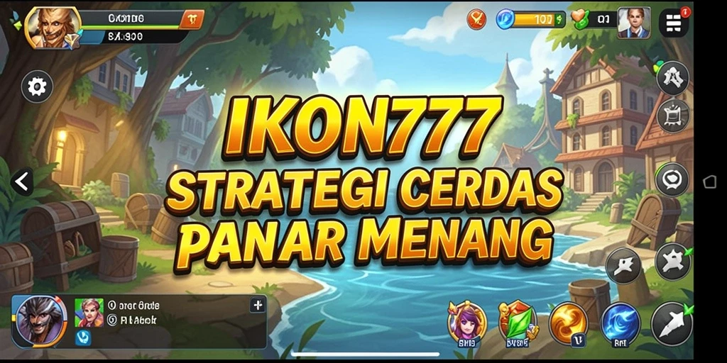 Tangkapan layar menampilkan pertempuran strategis dalam IKON777.