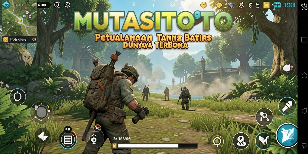 Gameplay MUTASITOTO menunjukkan dunia terbuka yang luas dan menakjubkan.