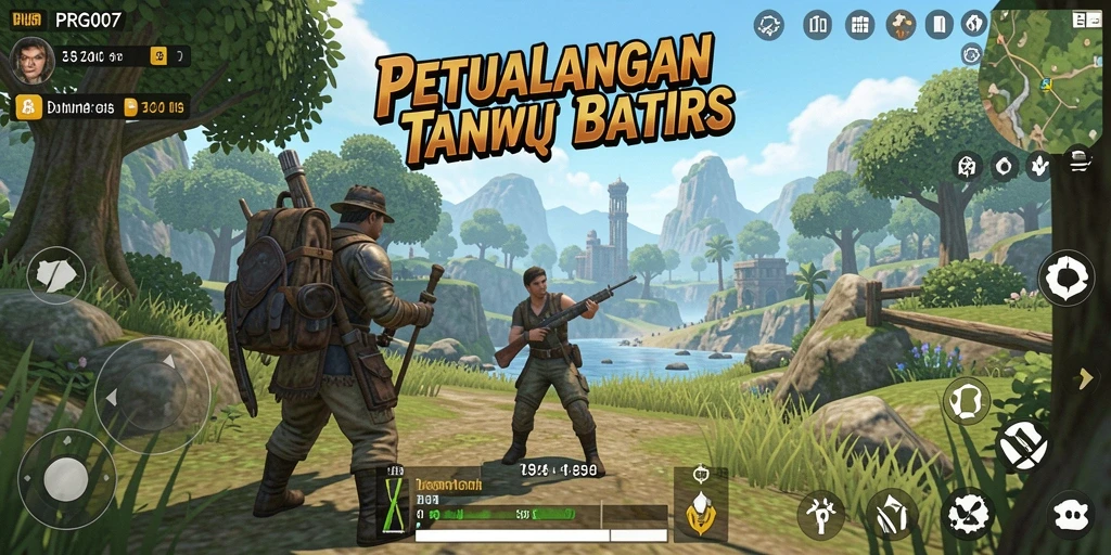 Screenshot utama PRG007 menampilkan aksi gameplay Open World yang mendebarkan.