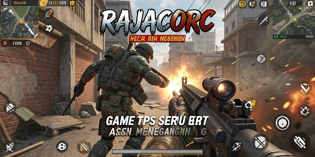 Tampilan gameplay RAJACORC yang penuh aksi dan ketegangan.