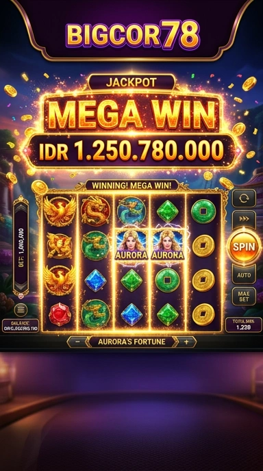 Tampilan utama aplikasi bigcor78 yang menarik dan mudah digunakan.